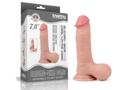 Recenze: Realistické dildo se stahovací předkožkou Lovetoy 7.8″