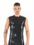 Gumové tielko Mister B Rubber Sleeveless T-Shirt čierno-červené