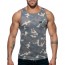 Pánské tílko Addicted AD801 Washed Camo Tank Top Camouflage