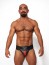 Jocksy Mister B Leather Premium Jockstrap černo-červené