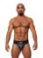 Jocksy Mister B Leather Premium Jockstrap černo-modré