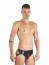 Gumové jocksy Mister B Rubber Jock Strap čierno-červené