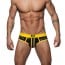 Addicted AD764 Camo Stripe Brief Yellow