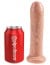 King Cock 7″ Uncut Realistic Dildo Light