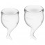 Satisfyer Feel Secure Menstrual Cups Transparent