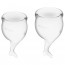 Menstruační kalíšek Satisfyer Feel Secure Transparent