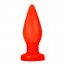 Sinnovator Oval Butt Plug Large Orange