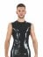 Mister B Rubber Sleeveless T-Shirt Black