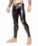 Outtox LG142-90 Zippered-Rear Leggings Black