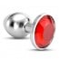 Crushious Bijou Anal Jewel Plug Small Red