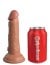 Silikónové dildo King Cock Elite 6″ Tan