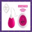 FeelzToys Anna Remote Vibrating Egg Deep Pink