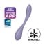 Satisfyer G-Spot Flex 5+ Silicone Vibrator Lilac