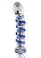 Skleněné dildo ToyJoy Glass Worxx G-Spot Gemstone