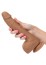 Realistické dildo CalExotics Silicone Studs 8″ hnědé