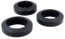 Sada erekčných krúžkov Titus Silicone Series Stackers Cock & Ball Rings 3 Pack