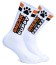 Ponožky Sneakfreaxx Neon Woof Puppy oranžové