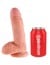 Realistické dildo so semenníkmi King Cock 7″