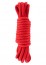 Bondage lano Hidden Desire 5 m červené