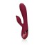 Vibrátor Loveline Smooth Silicone Rabbit Dark Cherry