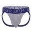 Sukrew Grey Marl-Indigo Jockstrap