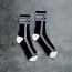 AD Fetish ADF28 Fetish Sock Black-White