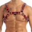 Slave4master Chest Harness Black-Red
