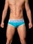 Barcode Berlin Backless Yoschy Jock NeonBlue-White