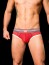 Jocksy Barcode Berlin Backless Brief Bond Street červeno-biele