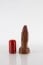 Twisted Beast Hicks Dildo Realistic Brown Medium