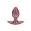 Ouch! Smooth Silicone Anal Plug Small Rose Gold