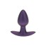 Ouch! Smooth Silicone Anal Plug Small Metallic Purple