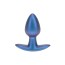 Anální kolík Ouch! Smooth Silicone Anal Plug Small Metallic Blue