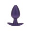 Ouch! Smooth Silicone Anal Plug Medium Metallic Purple