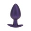 Anální kolík Ouch! Smooth Silicone Anal Plug Large Metallic Purple