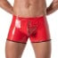TOF Paris Vinyl Zipped Push Up Boxer Red