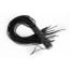 Whips Primal Bond Large Braided Flogger Black