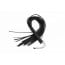 Whips Primal Bond Small Classic Flogger Black