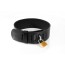 Whips Primal Bond Collar With Padlock Large Black
