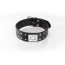 Whips Primal Bond Double Studded Collar Small Black