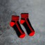 Ponožky AD Fetish ADF27 Fetish Ankle Sock černo-červené