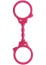Silikónové putá ToyJoy Stretchy Fun Cuffs ružové
