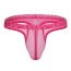 Sukrew Mesh Low-Rise Thong Electric Pink