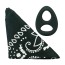 Rock Solid The Code Silicone C-Ring with Hanky Bandana Hunter Green