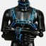 Furrjoi Harness Set Black-Blue