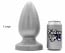Erotixxx Toys Butt Plug Silver 40% XL
