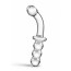 Skleněné dildo ToyJoy Glass Worxx Dual-Ended Anal & G-Spot