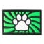 Nášivka Darklands Green Paw