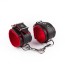 BlackRed Leather Wrist Restraints Black-Red