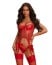 Set korzetu a tang Obsessive Gifty Red